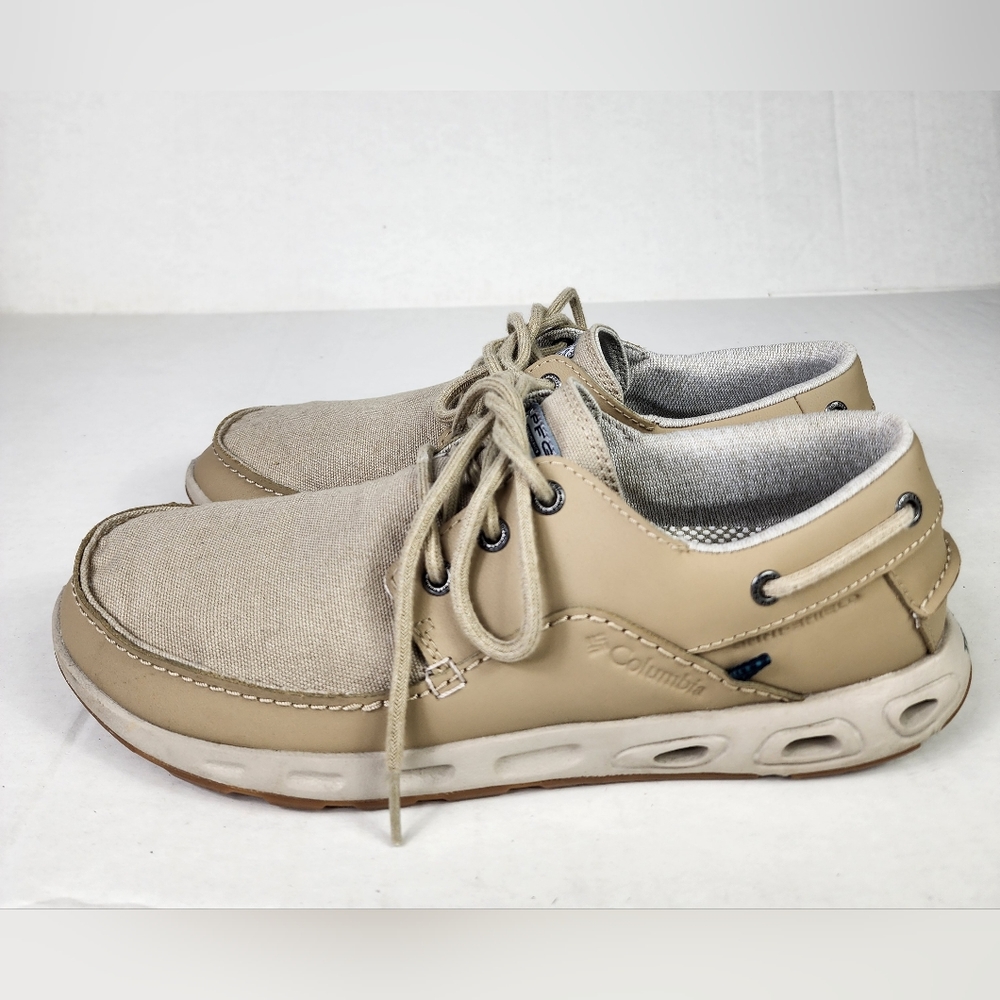 Columbia Mens PFG TechLite Boat Shoes Sz 10